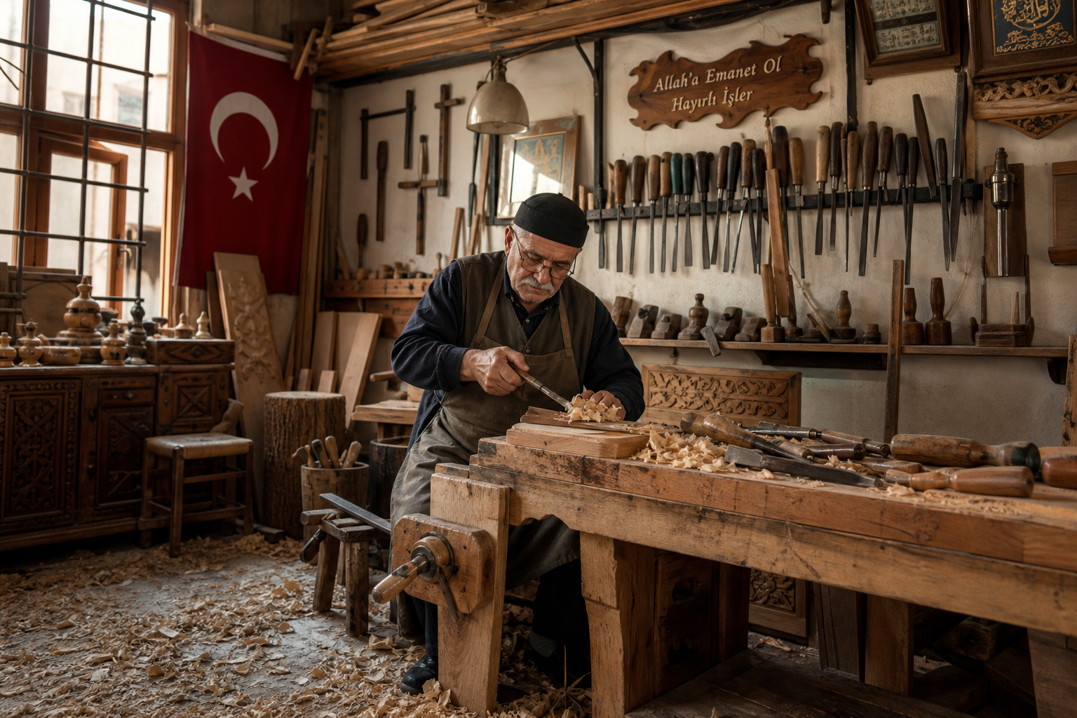 Kastamonu Çet atölye iç mekanı